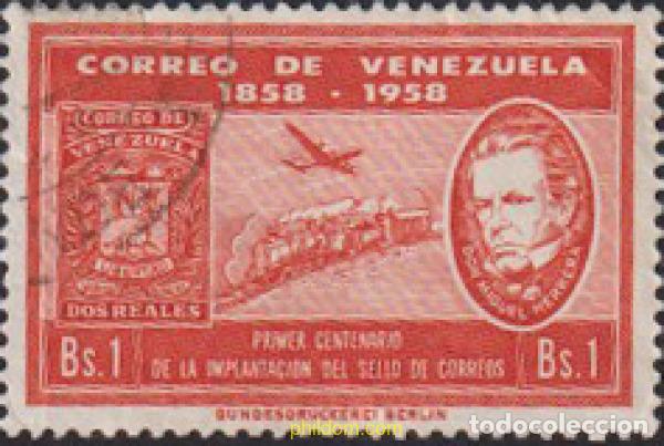 Briefmarken: 618186 USED VENEZUELA 1959 CENTENARIO DEL SELLO VENEZOLANO
