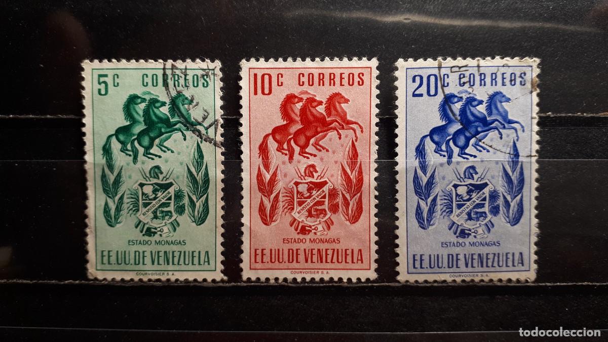 Sellos: VENEZUELA. A&Ntilde;O 1953. &deg;. YVERT 431/2, 434