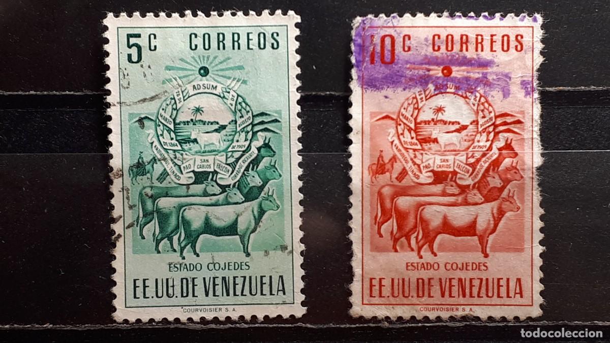 Selos: VENEZUELA. A&Ntilde;O 1953. &deg;. YVERT 494/5