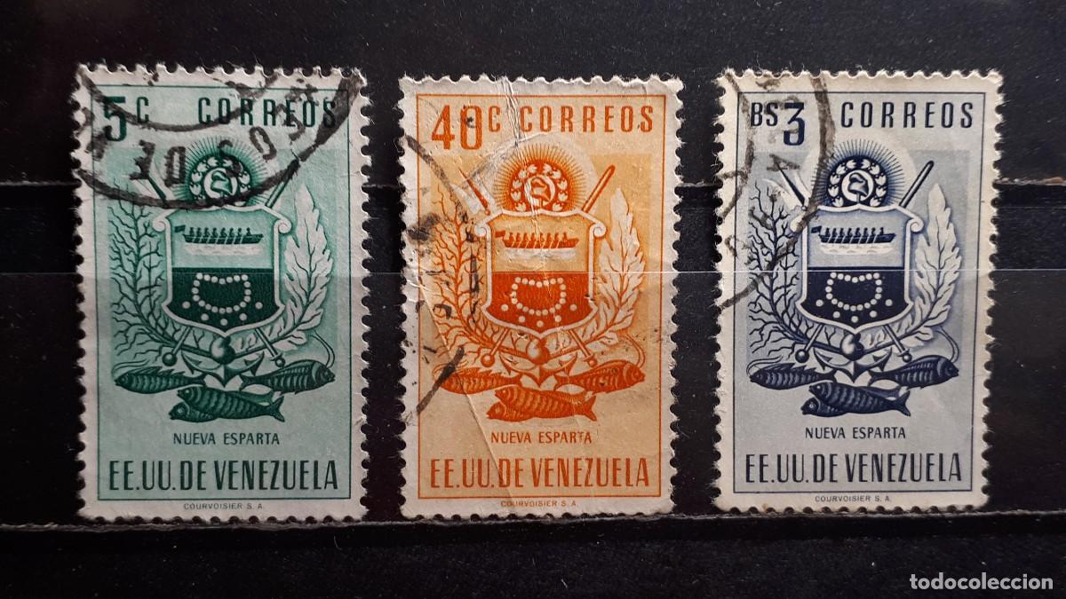 Sellos: VENEZUELA. A&Ntilde;O 1953. &deg;. YVERT 501, 505, 507