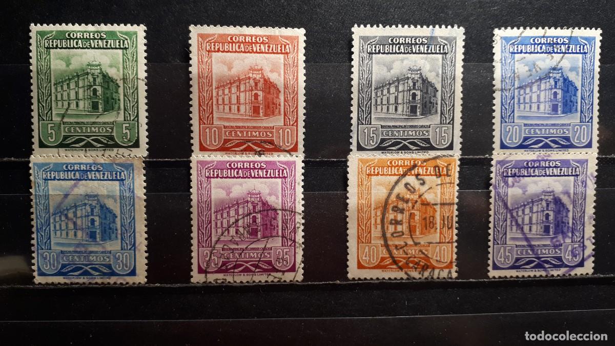 Sellos: VENEZUELA. A&Ntilde;O 1955. &deg;. YVERT 515/22.
