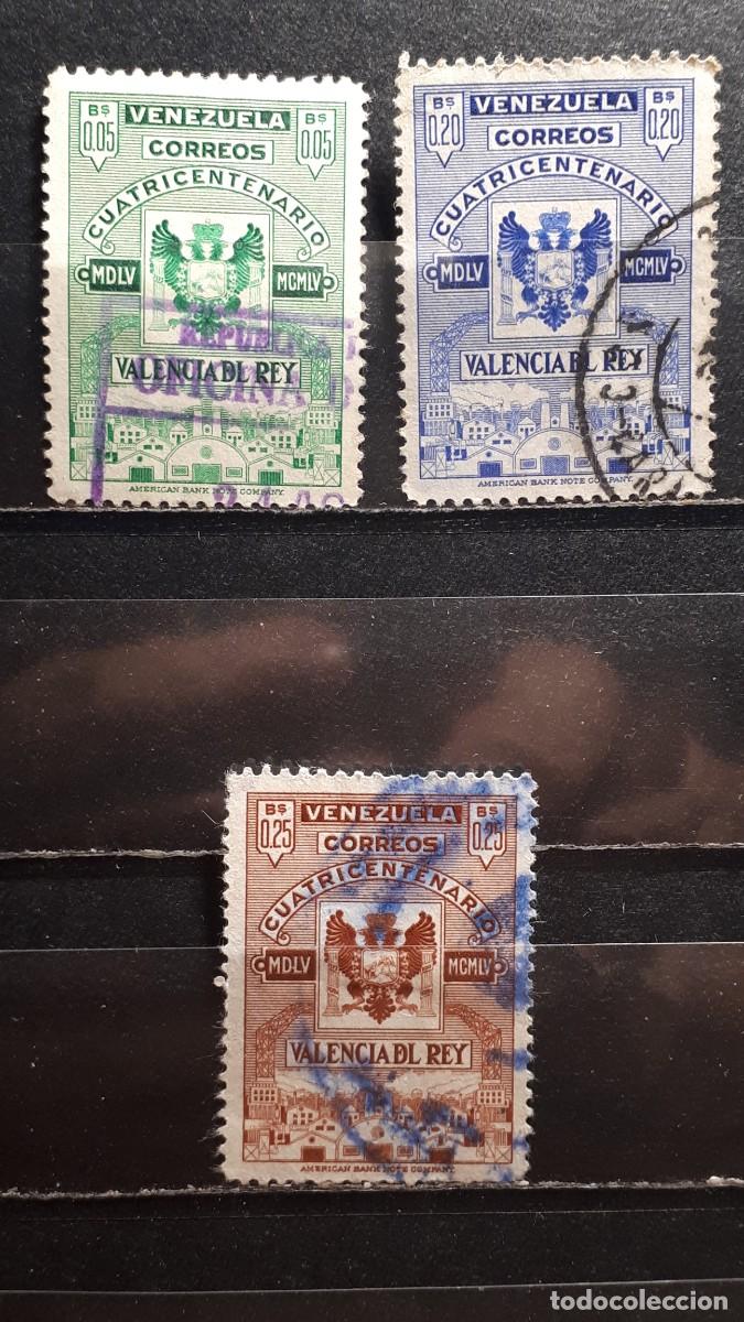 Selos: VENEZUELA. A&Ntilde;O 1955. &deg;. YVERT 523/5