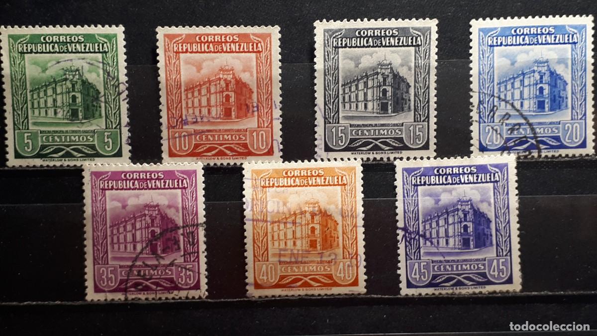 Selos: VENEZUELA. A&Ntilde;O 1955. &deg;. YVERT 515/22, falta 519