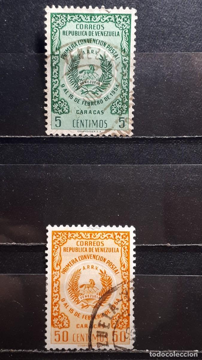 Selos: VENEZUELA. A&Ntilde;O 1955. &deg;. YVERT 527, 530.