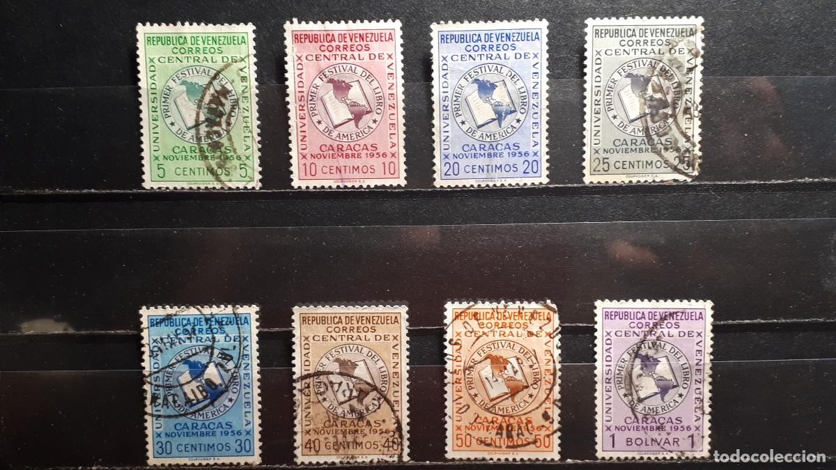 Selos: VENEZUELA. A&Ntilde;O 1957. &deg;. YVERT 531/8.