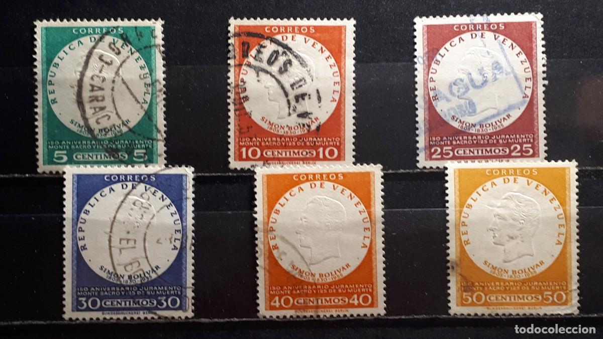 Sellos: VENEZUELA. A&Ntilde;O 1957. &deg;. YVERT 539/45. Falta 539/45, falta 541