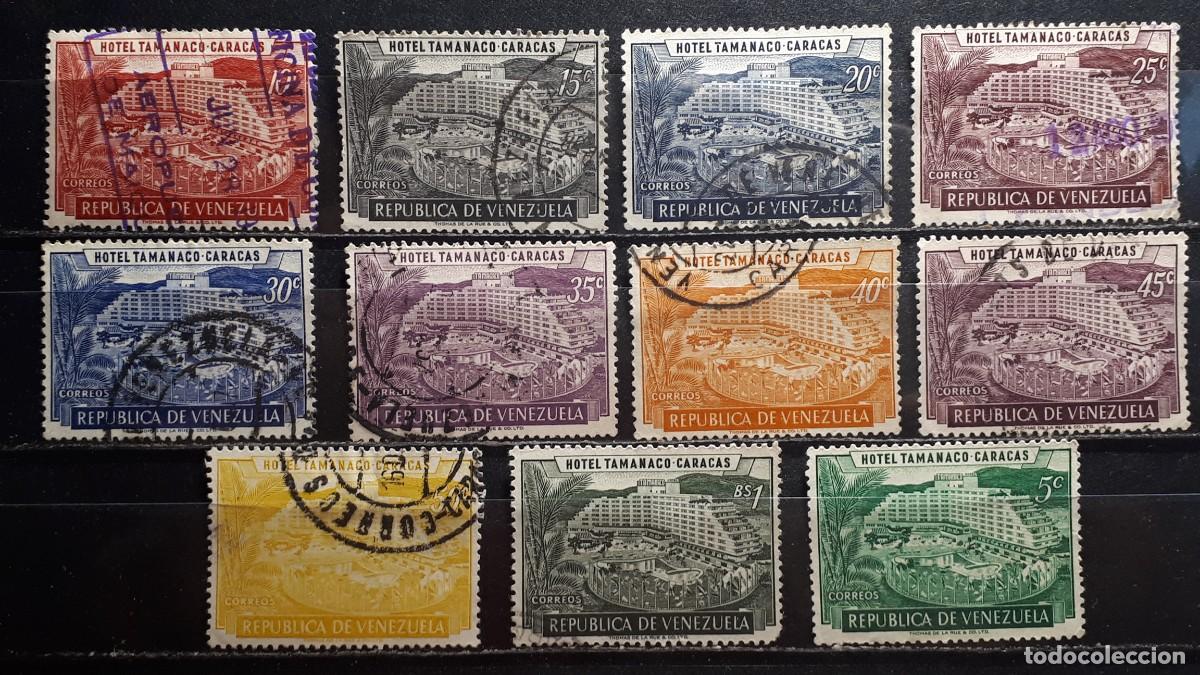 Sellos: VENEZUELA. A&Ntilde;O 1957. &deg;. YVERT 546/56