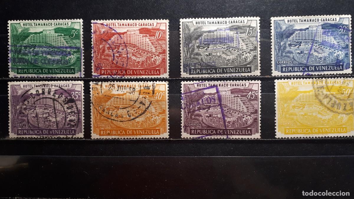 Sellos: VENEZUELA. A&Ntilde;O 1957. &deg;. YVERT 546/9, 552/5