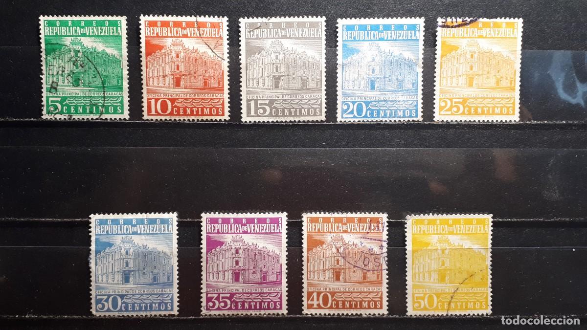 Briefmarken: VENEZUELA. A&Ntilde;O 1958. &deg;. YVERT 557/63. falta 562,564