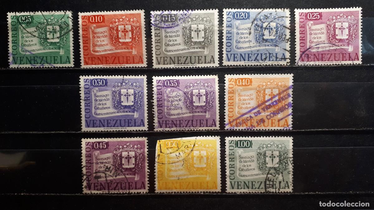 Sellos: VENEZUELA. A&Ntilde;O 1958. &deg;. YVERT 565/75.