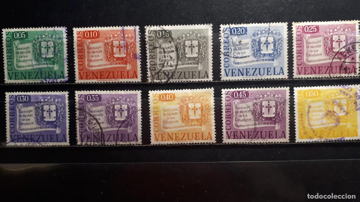Sellos: VENEZUELA. A&Ntilde;O 1958. &deg;. YVERT 565/74