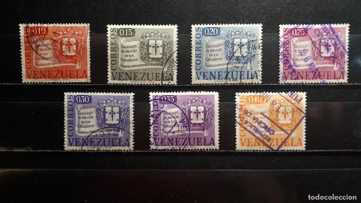 Sellos: VENEZUELA. A&Ntilde;O 1958. &deg;. YVERT 566/72