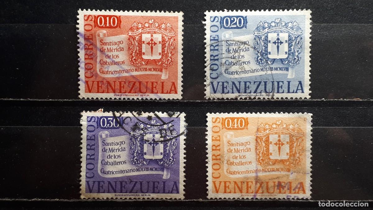 Selos: VENEZUELA. A&Ntilde;O 1958. &deg;. YVERT 566,568,570,572