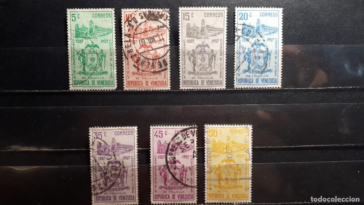 Selos: VENEZUELA. A&Ntilde;O 1958. &deg;. YVERT 579/82, 585/7.