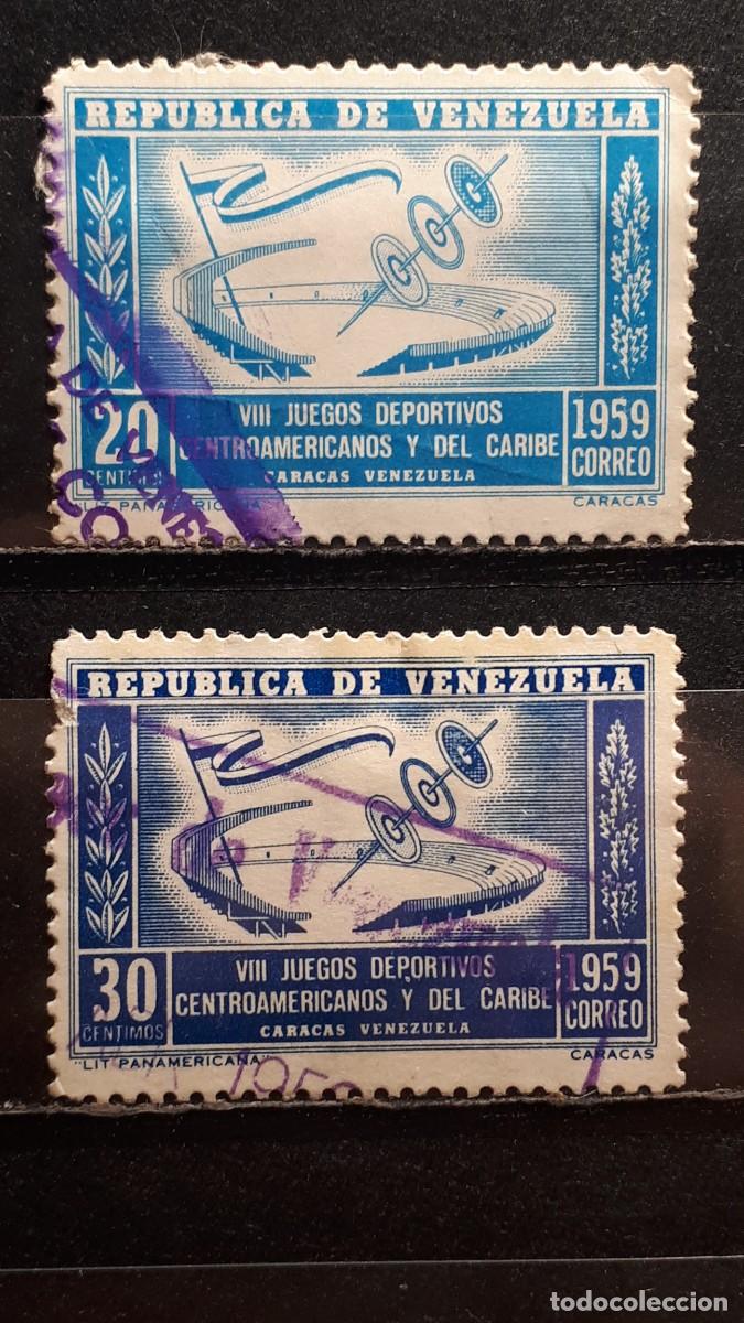 Sellos: VENEZUELA. A&Ntilde;O 1959. &deg;. YVERT 591/2