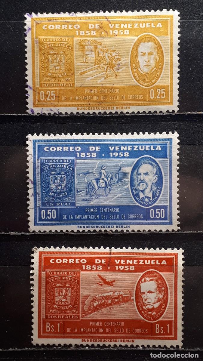 Sellos: VENEZUELA. A&Ntilde;O 1959. &deg;. YVERT 594/6