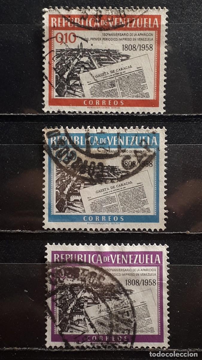 Sellos: VENEZUELA. A&Ntilde;O 1960. &deg;. YVERT 615/7