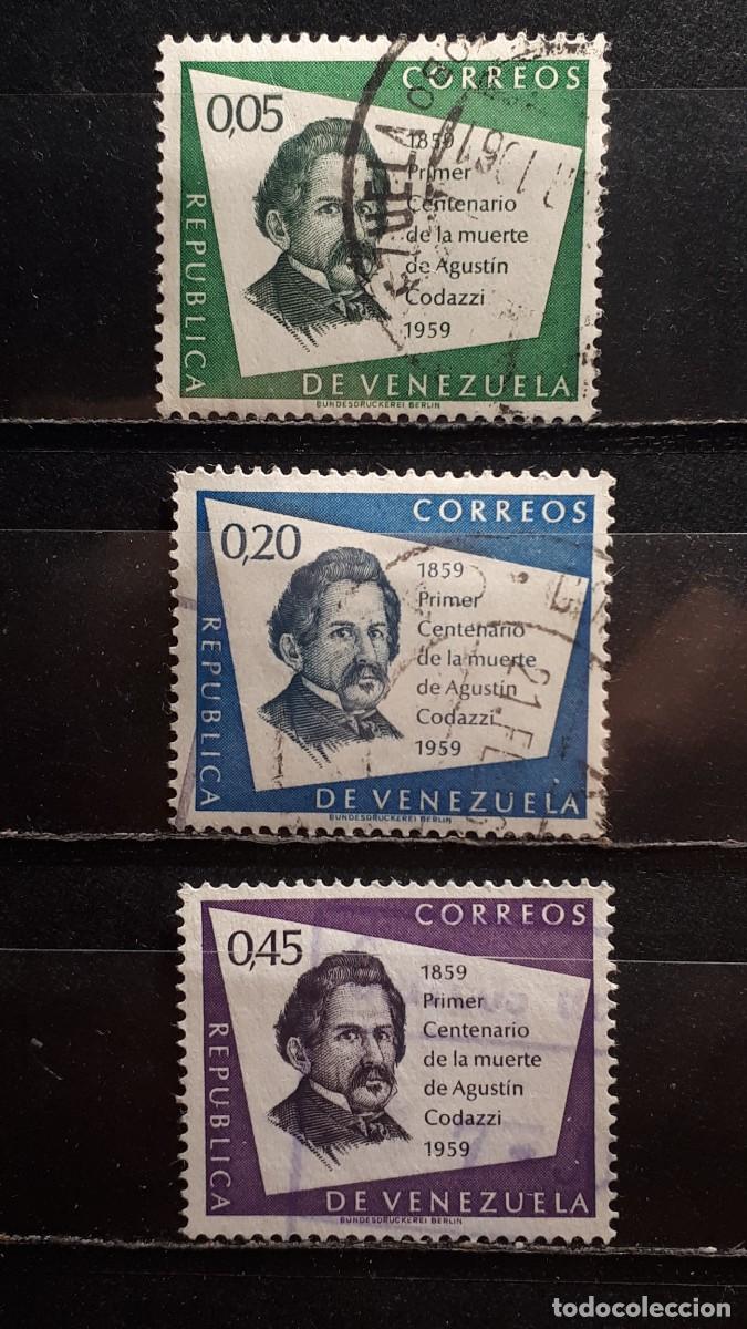 Briefmarken: VENEZUELA. A&Ntilde;O 1960. &deg;. YVERT 615/8, falta 616
