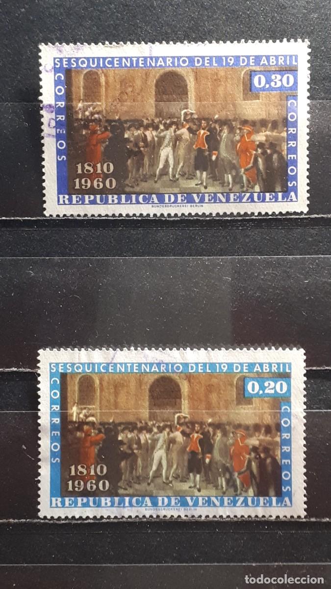 Selos: VENEZUELA. A&Ntilde;O 1960. &deg;. YVERT 620/1