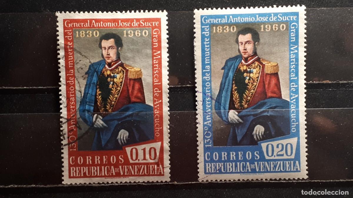 Selos: VENEZUELA. A&Ntilde;O 1960. &deg;. YVERT 631, 633