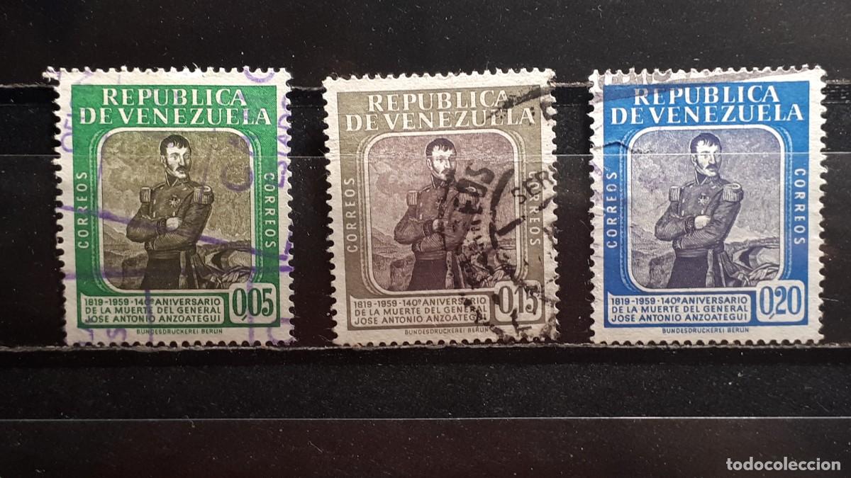 Selos: VENEZUELA. A&Ntilde;O 1960. &deg;. YVERT 628/30