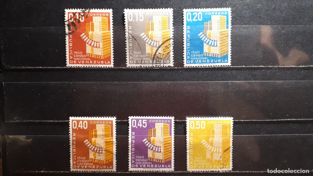 Sellos: VENEZUELA. A&Ntilde;O 1961. &deg;. YVERT 633A/6B, falta 633B, 635, 635A,B.