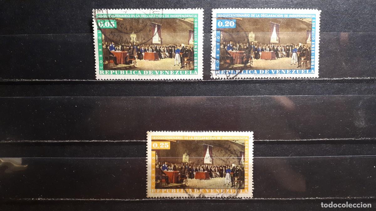 Sellos: VENEZUELA. A&Ntilde;O 1962. &deg;. YVERT 646/8