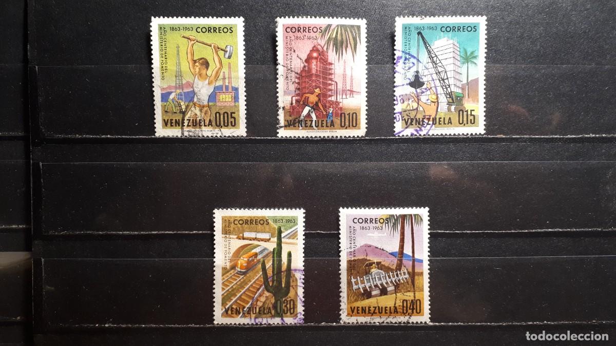 Briefmarken: VENEZUELA. A&Ntilde;O 1964. &deg;. YVERT 689/93
