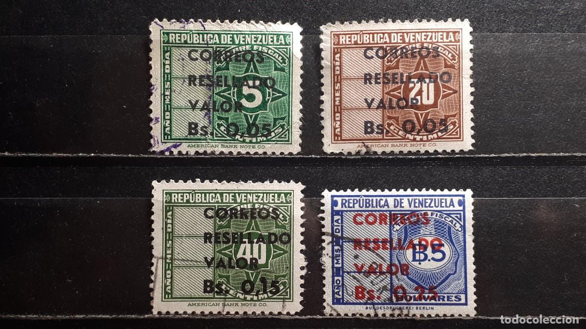 Sellos: VENEZUELA. A&Ntilde;O 1965. &deg;. YVERT 718/9, 721, 723