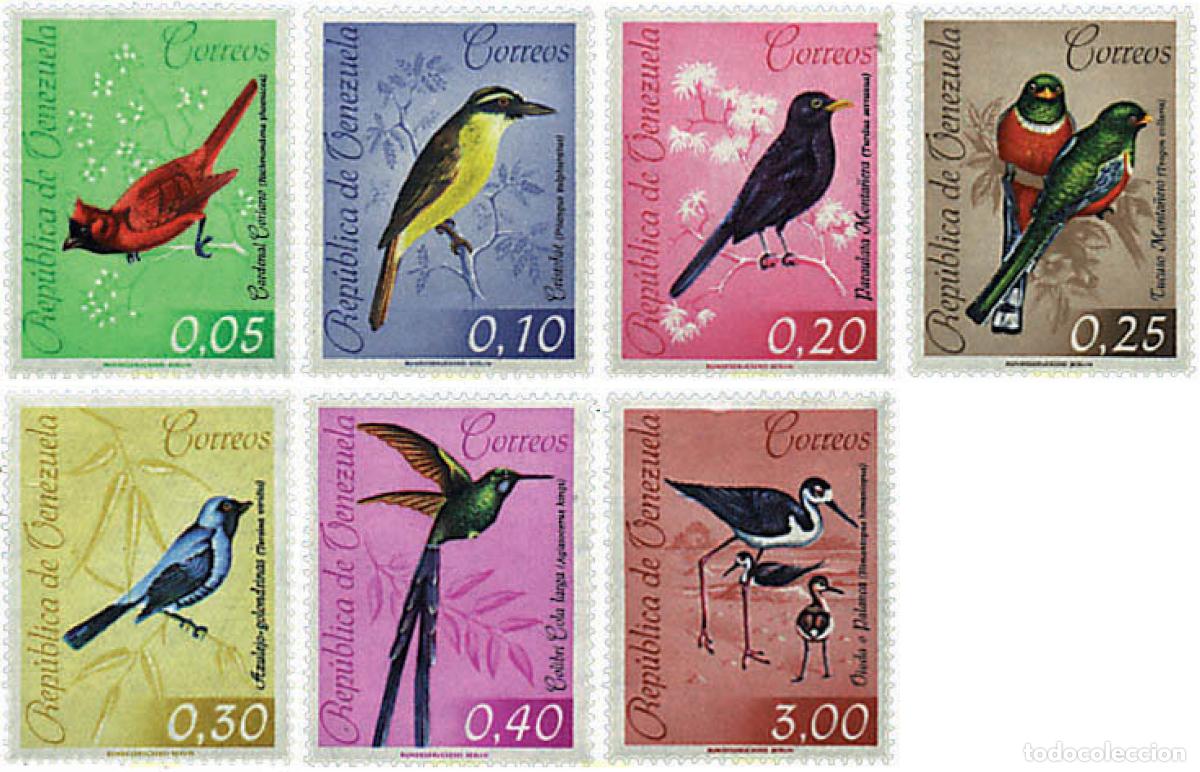 Timbres: 233542 MNH VENEZUELA 1962 AVES