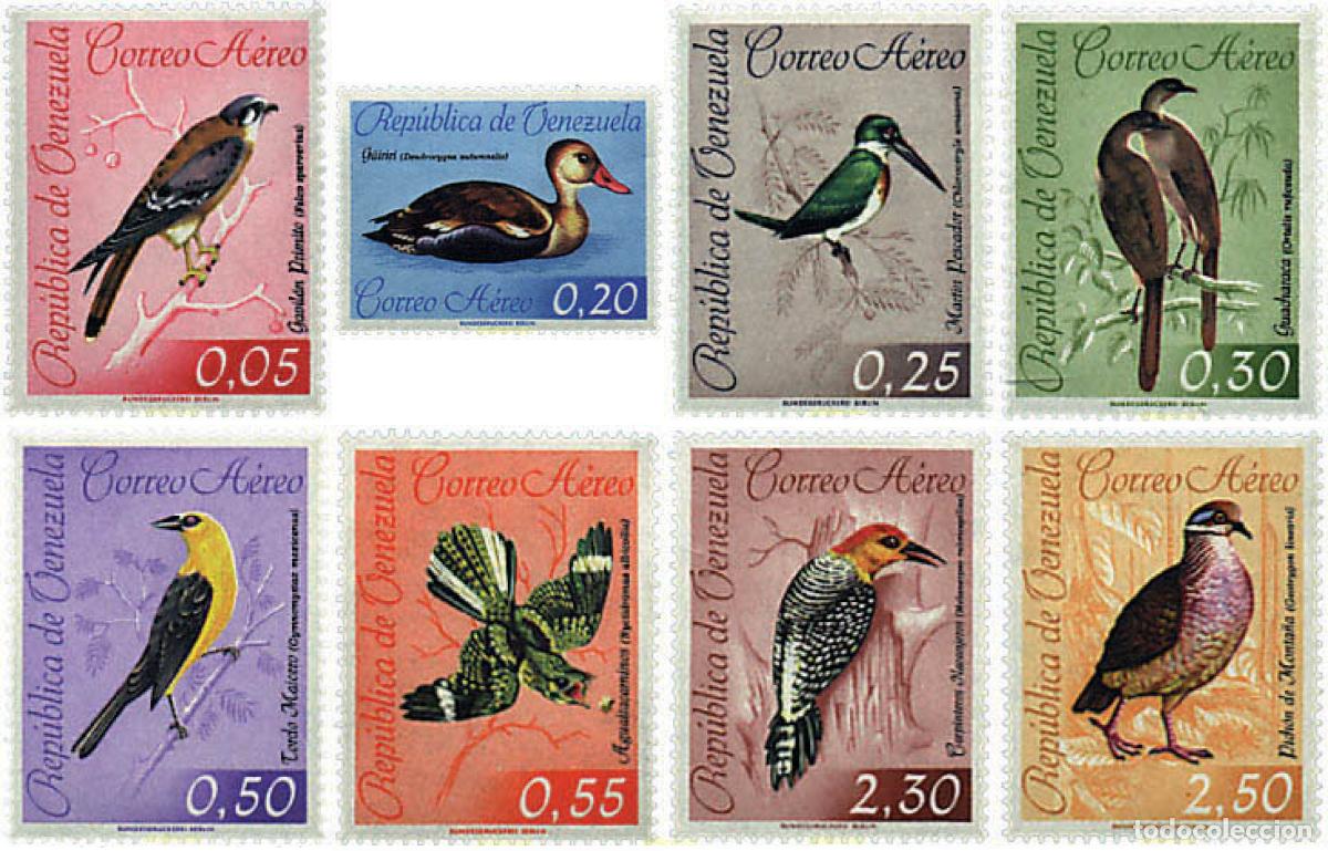 Timbres: 233578 MNH VENEZUELA 1962 AVES
