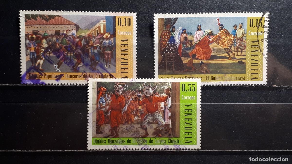 Sellos: VENEZUELA. A&Ntilde;O 1966. &deg;. YVERT 736/7, 740