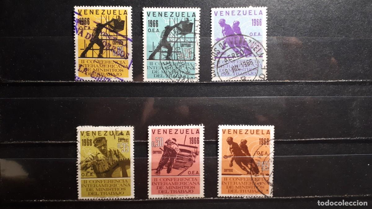 Sellos: VENEZUELA. A&Ntilde;O 1966. &deg;. YVERT 744/9