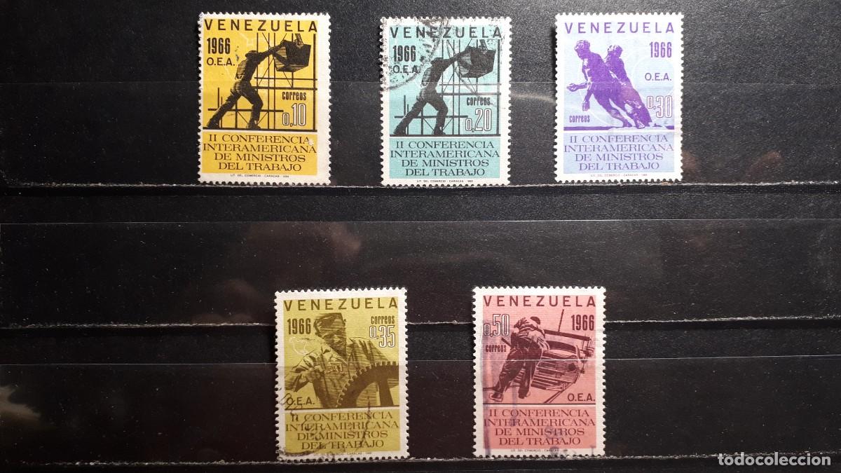 Sellos: VENEZUELA. A&Ntilde;O 1966. &deg;. YVERT 744/8