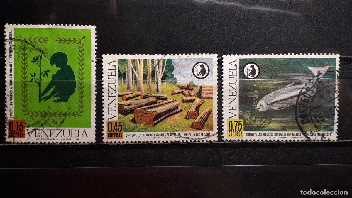 Sellos: VENEZUELA. A&Ntilde;O 1968. &deg;. YVERT 766, 769, 771