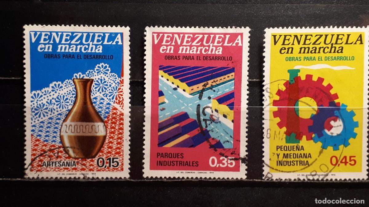 Stamps: VENEZUELA. A&Ntilde;O 1973. &deg;. YVERT 901/3