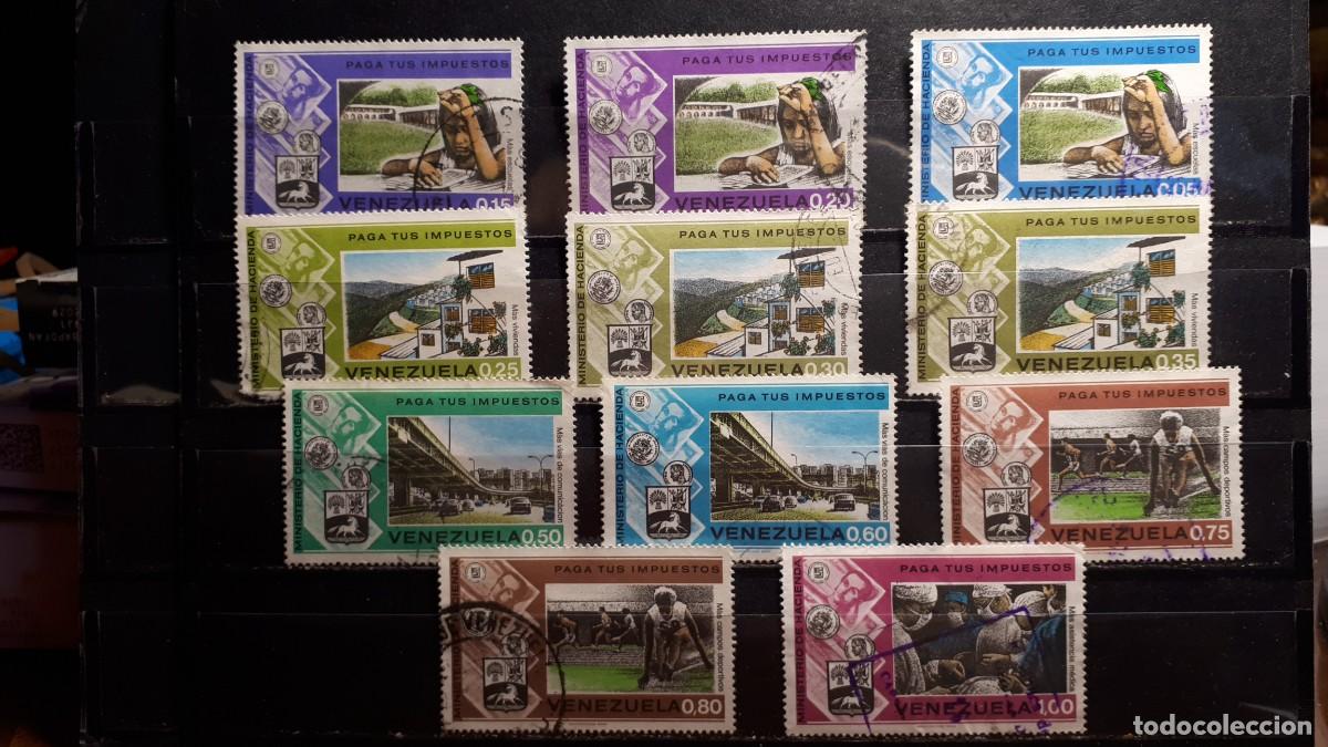 Briefmarken: VENEZUELA. A&Ntilde;O 1974. &deg;. YVERT 907, 909/13, 916, 918, 921/2, 926