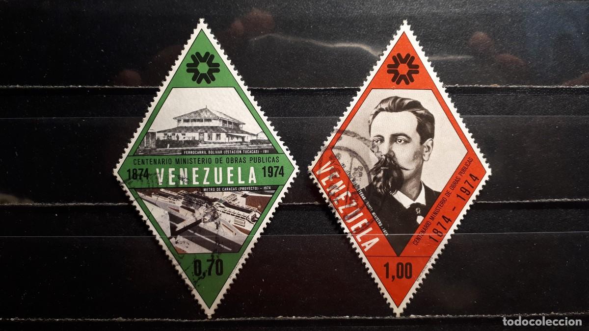 Briefmarken: VENEZUELA. A&Ntilde;O 1974. &deg;. YVERT 949, 952,