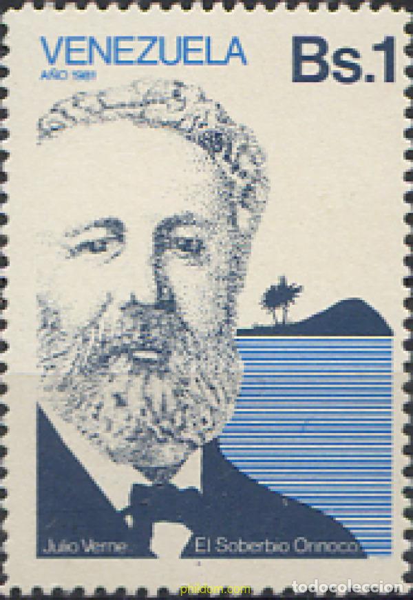 Timbres: 89240 MNH VENEZUELA 1982 HOMENAJE A JULIO VERNE POR SU OBRA EL ORGULLO DE ORINOCO (1898)