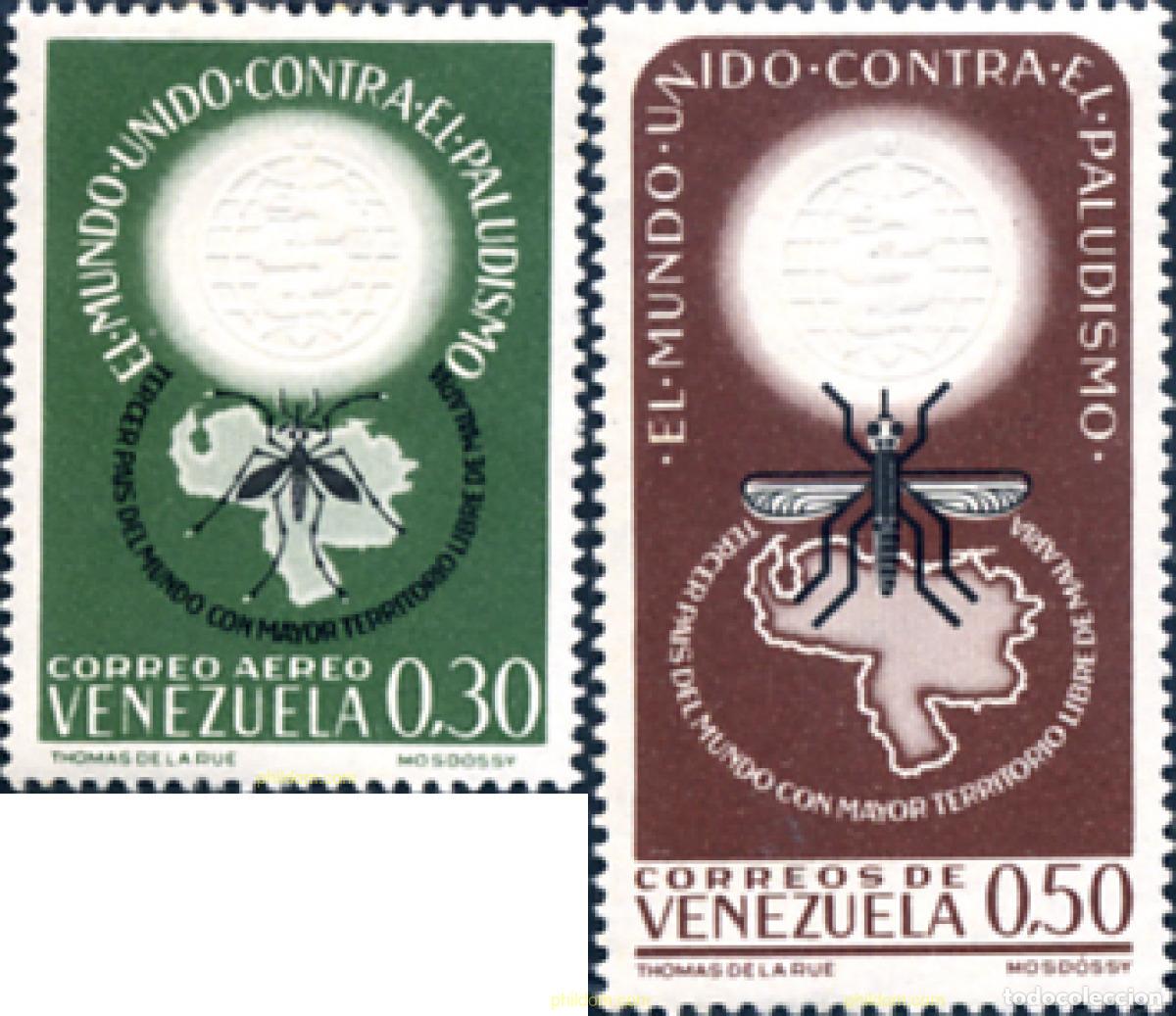 Sellos: 89197 MNH VENEZUELA 1962 MOSQUITOS