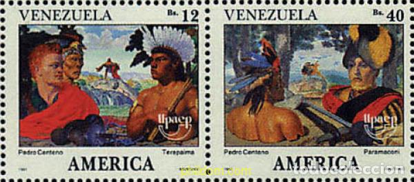 Briefmarken: 148496 MNH VENEZUELA 1991 AMERICA-UPAEP 1991 - VIAJES DEL DESCUBRIMIENTO