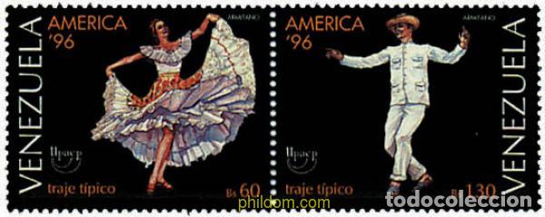 Briefmarken: 148500 MNH VENEZUELA 1996 AMERICA-UPAEP 1996 - TRAJES REGIONALES