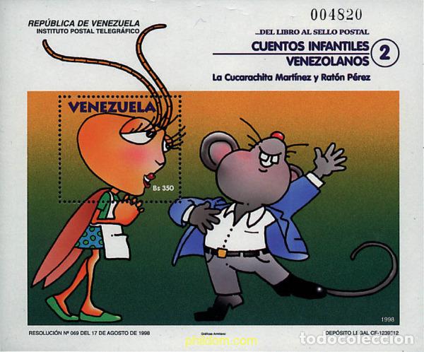 Sellos: 39622 MNH VENEZUELA 1998 CUENTOS INFANTILES VENEZOLANOS