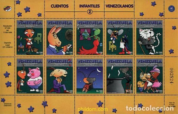 Briefmarken: 178736 MNH VENEZUELA 1998 CUENTOS INFANTILES VENEZOLANOS