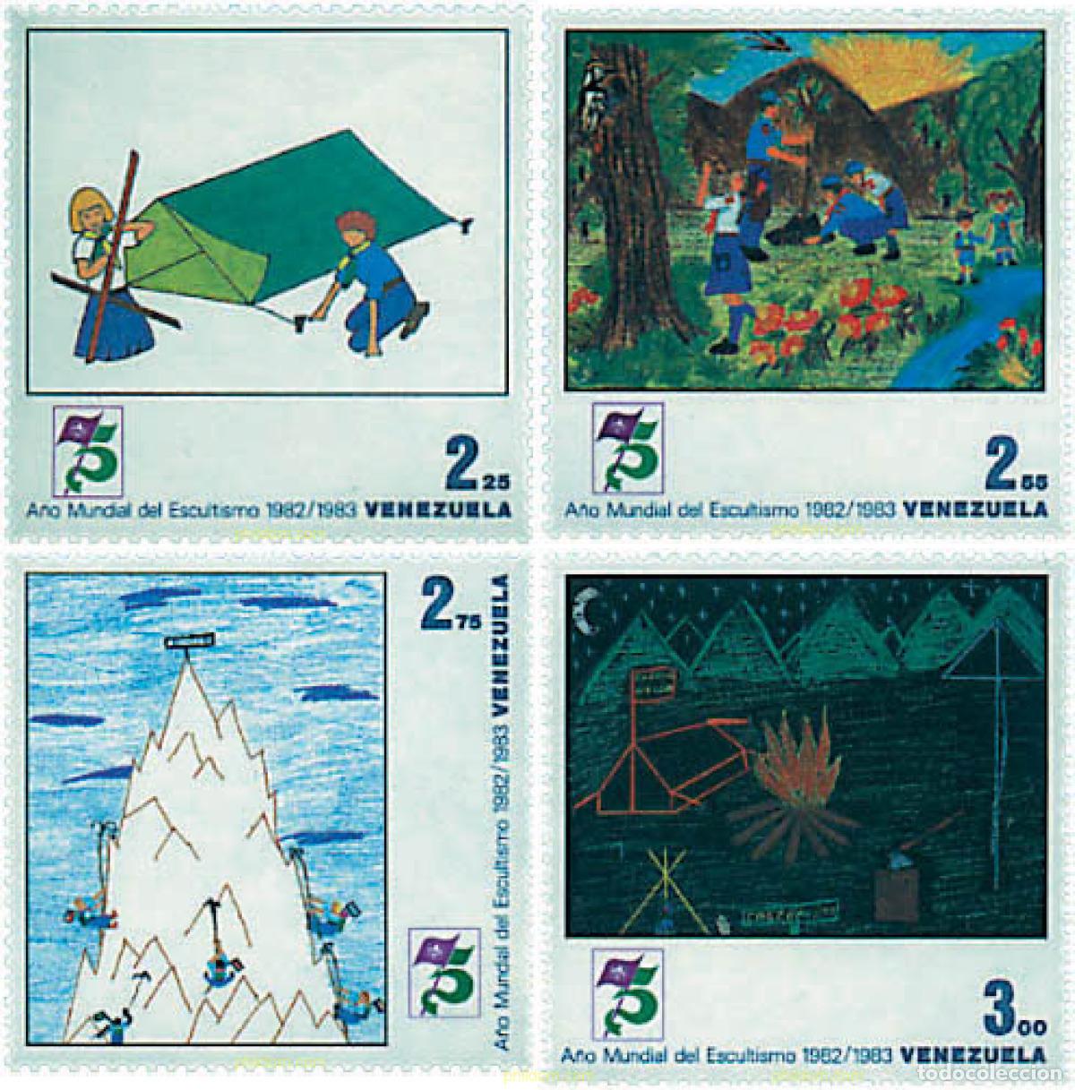 Timbres: 38811 MNH VENEZUELA 1983 75 ANIVERSARIO DEL ESCULTISMO