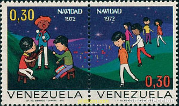 Sellos: 119237 MNH VENEZUELA 1972 NAVIDAD JUEGOS INFANTILES