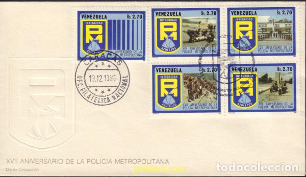 Sellos: 368978 MNH VENEZUELA 1986 17 ANIVERSARIO DE LA POLICIA URBANA