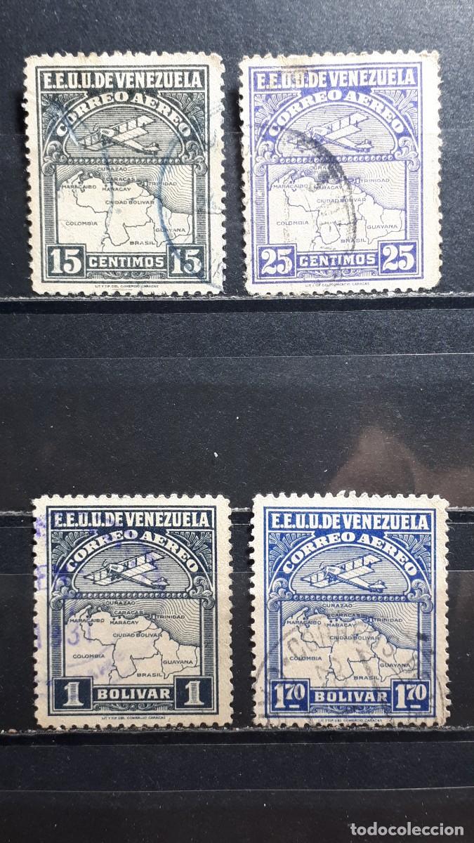 Sellos: VENEZUELA. A&Ntilde;O 1930. &deg;. YVERT A&eacute;reo 3/4, 7, 9.