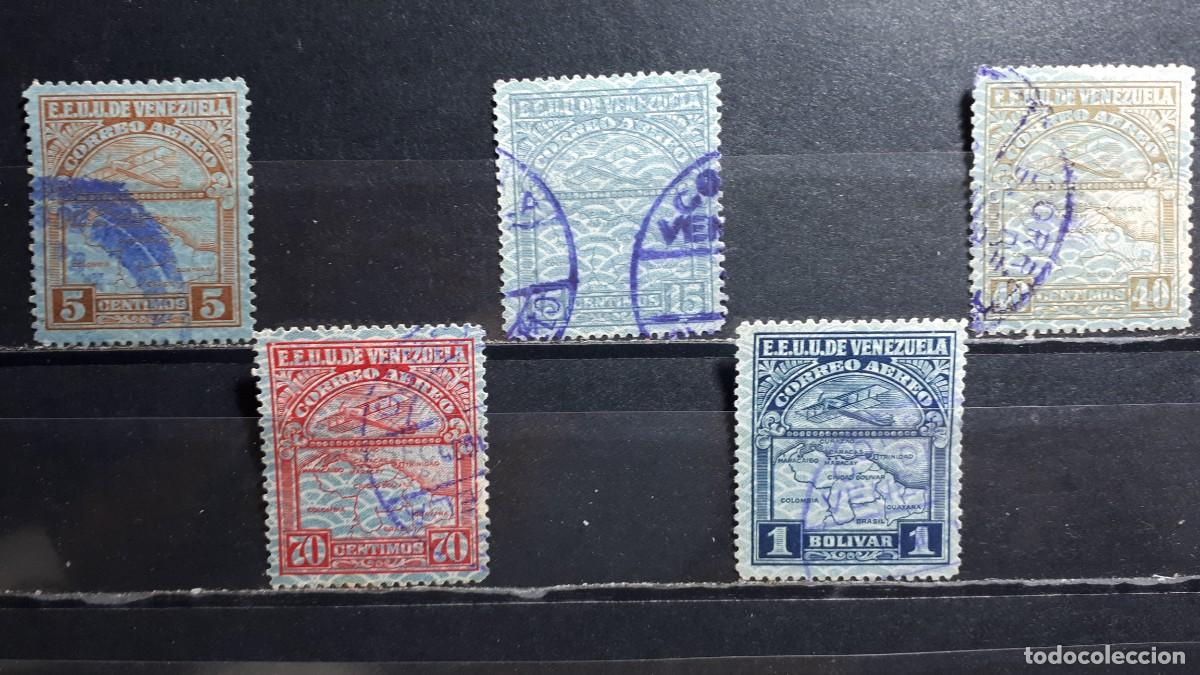 Sellos: VENEZUELA. A&Ntilde;O 1932. &deg;. YVERT A&eacute;reo 17, 19, 21/2, 24