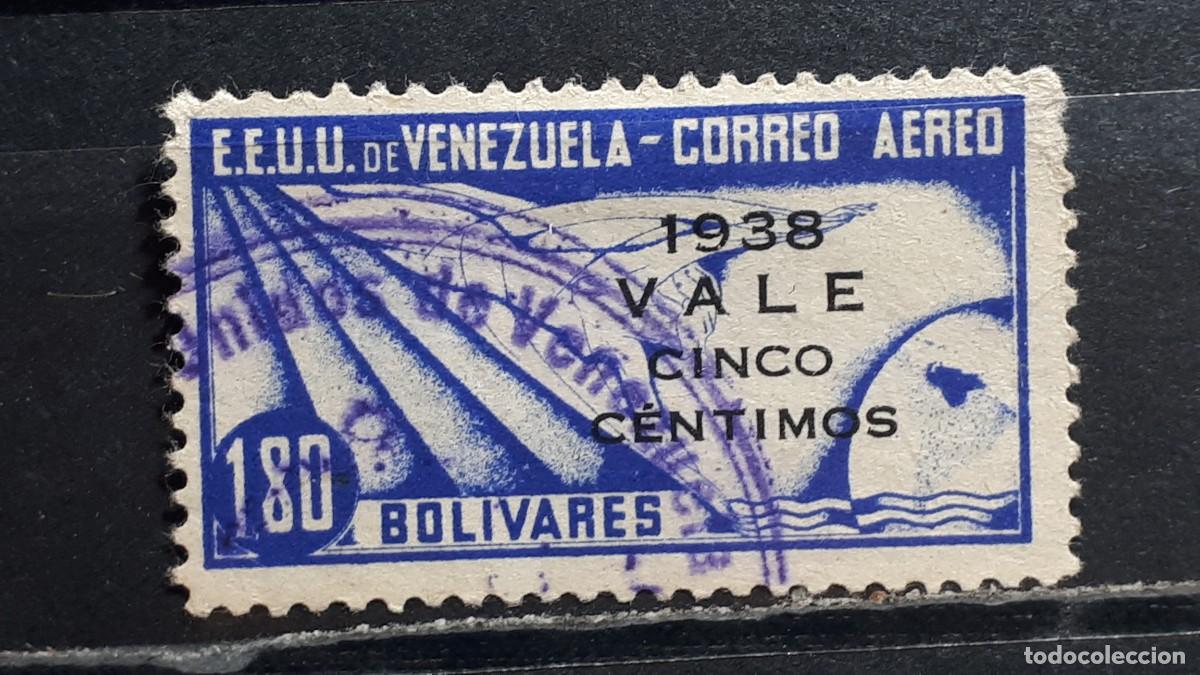 Sellos: VENEZUELA. A&Ntilde;O 1938. &deg;. YVERT A&eacute;reo 97